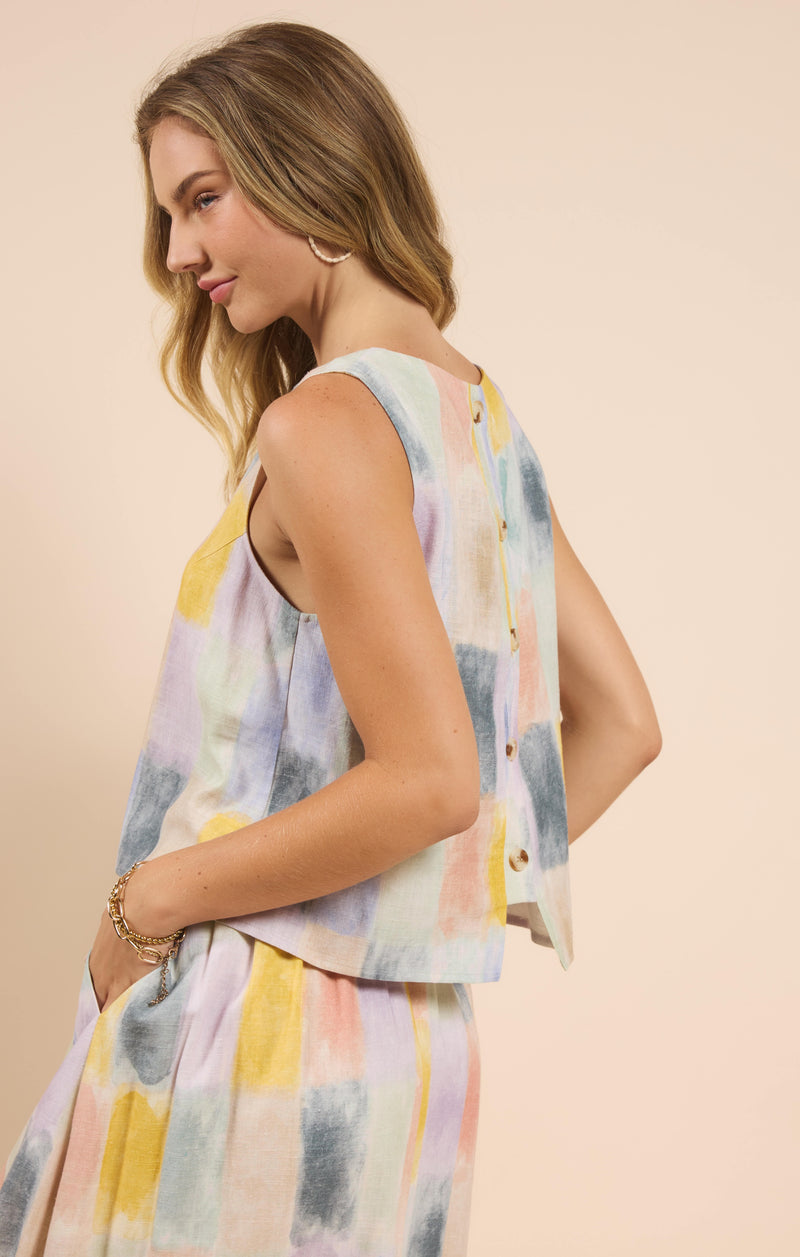 Petrichor Sleeveless Top, Multi | Sadie & Sage