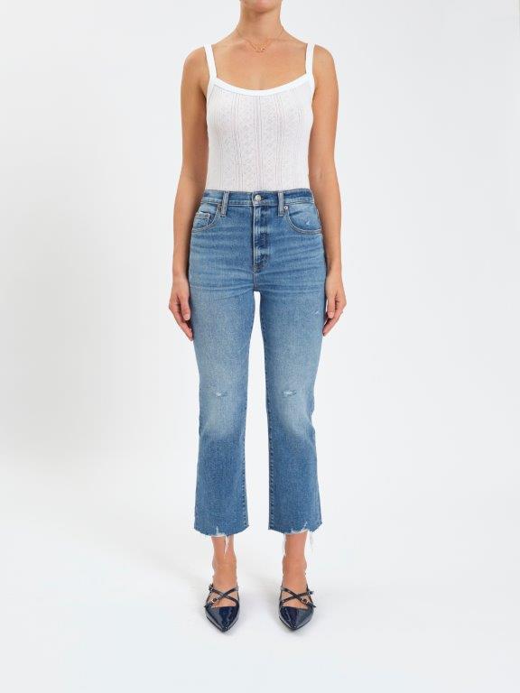 Shy Girl Cropped Flare Jeans, Wide Awake Vintage | Daze