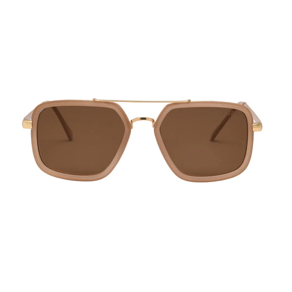 Cruz Polarized Sunglasses, Oatmeal Brown | I-Sea