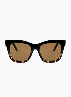 Irma Sunglasses, Black Tort/Brown | Otra