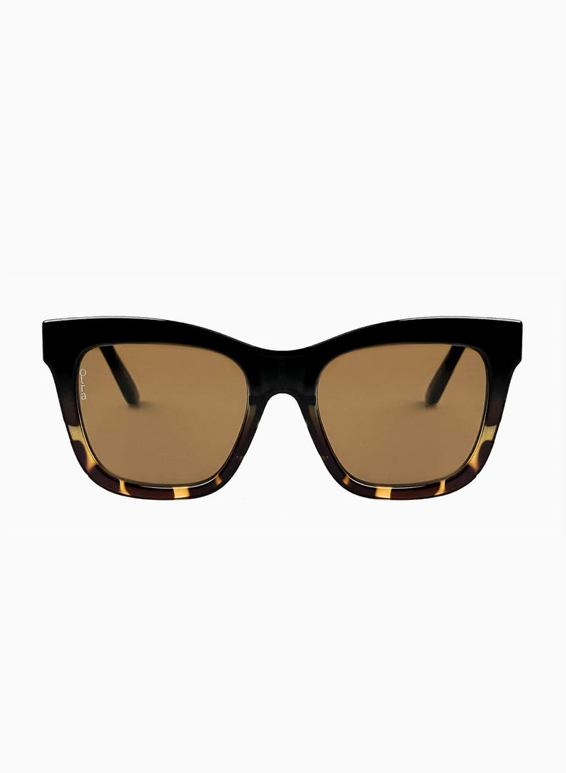 Irma Sunglasses, Black Tort/Brown | Otra