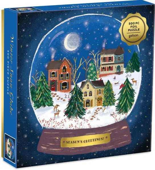 Winter Snow Globe 500 Piece Puzzle