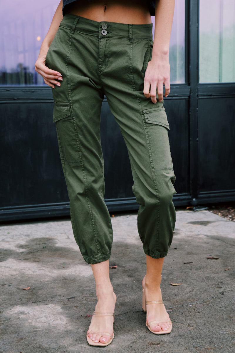 Rebel Cargo Pants, Hiker Green  Sanctuary – North & Main Clothing